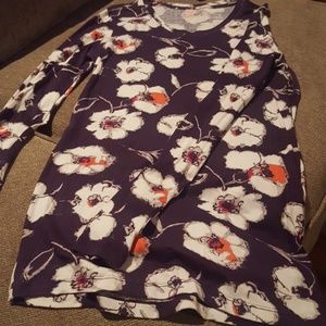 Floral long sleeve tee